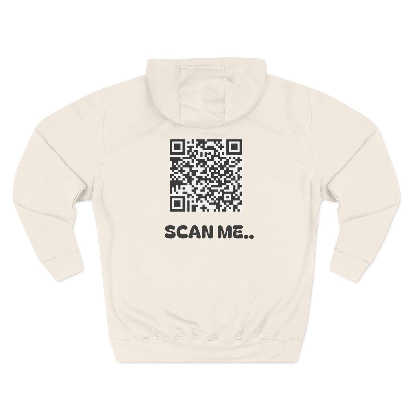 Three-Panel Fleece Hoodie