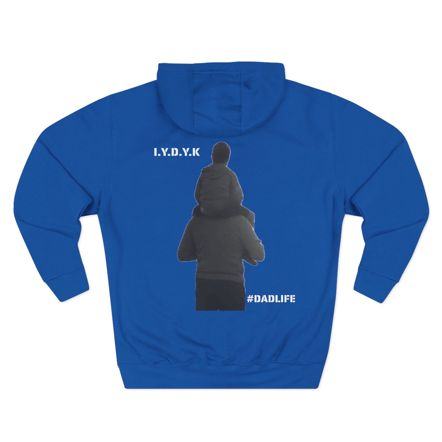 Three-Panel Fleece Hoodie