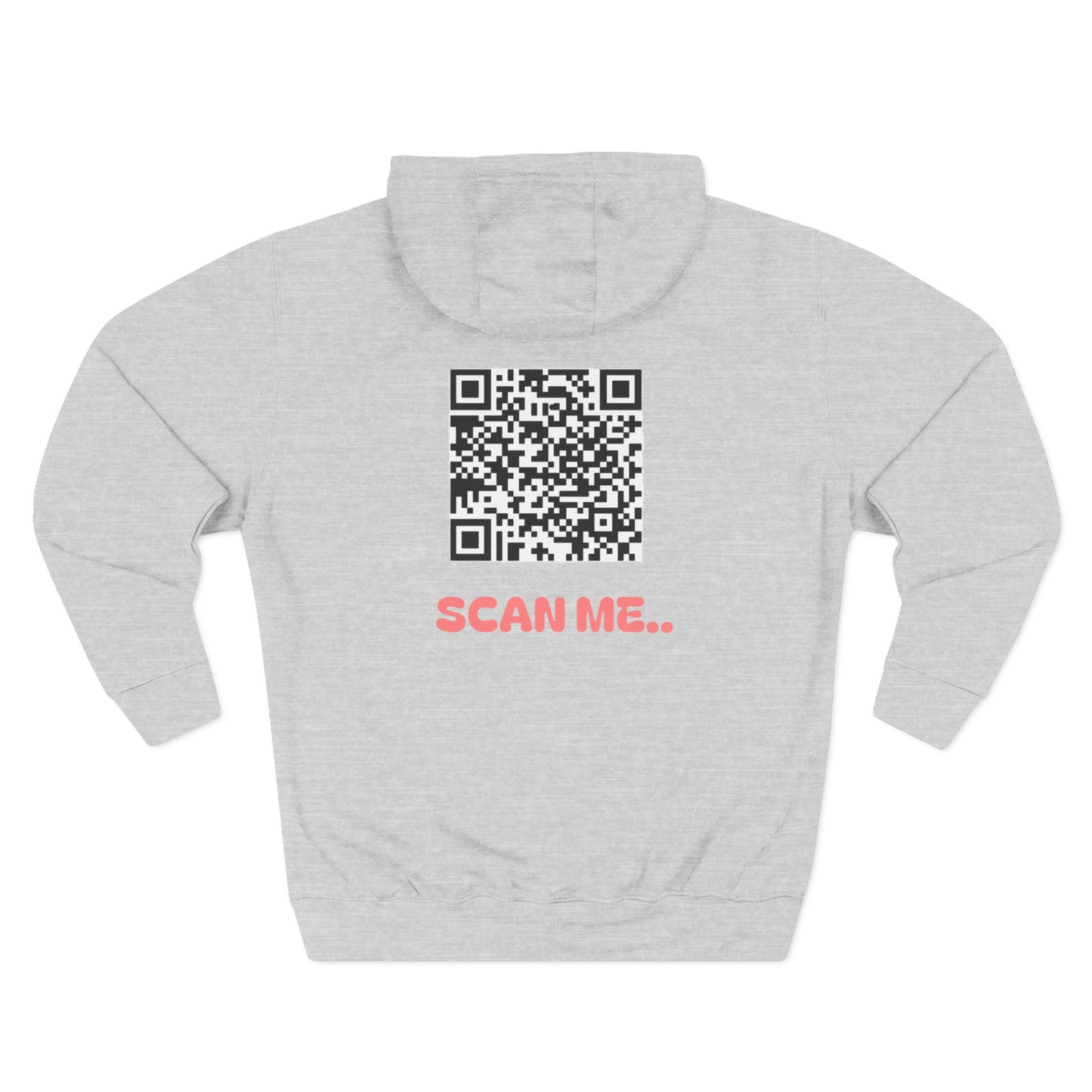 Three-Panel Fleece Hoodie