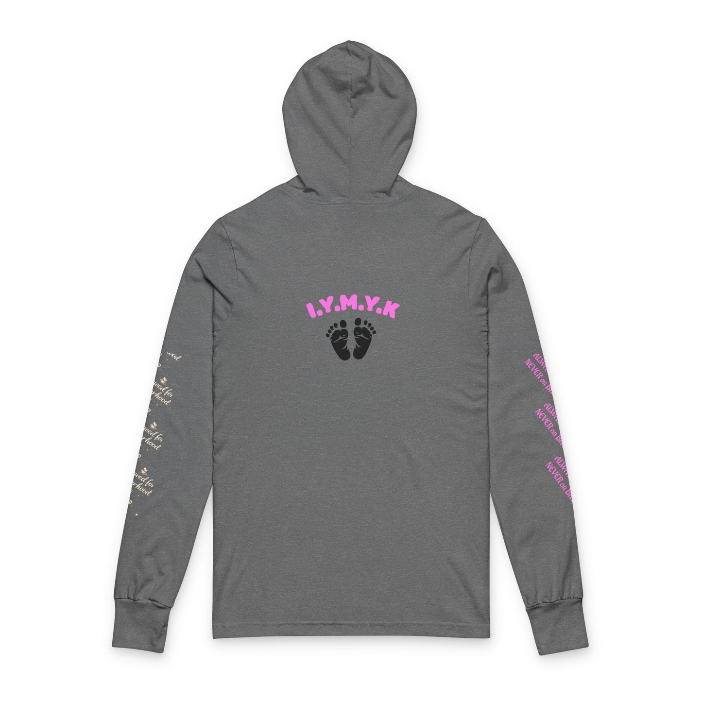 Unisex Hooded Long Sleeve Tee