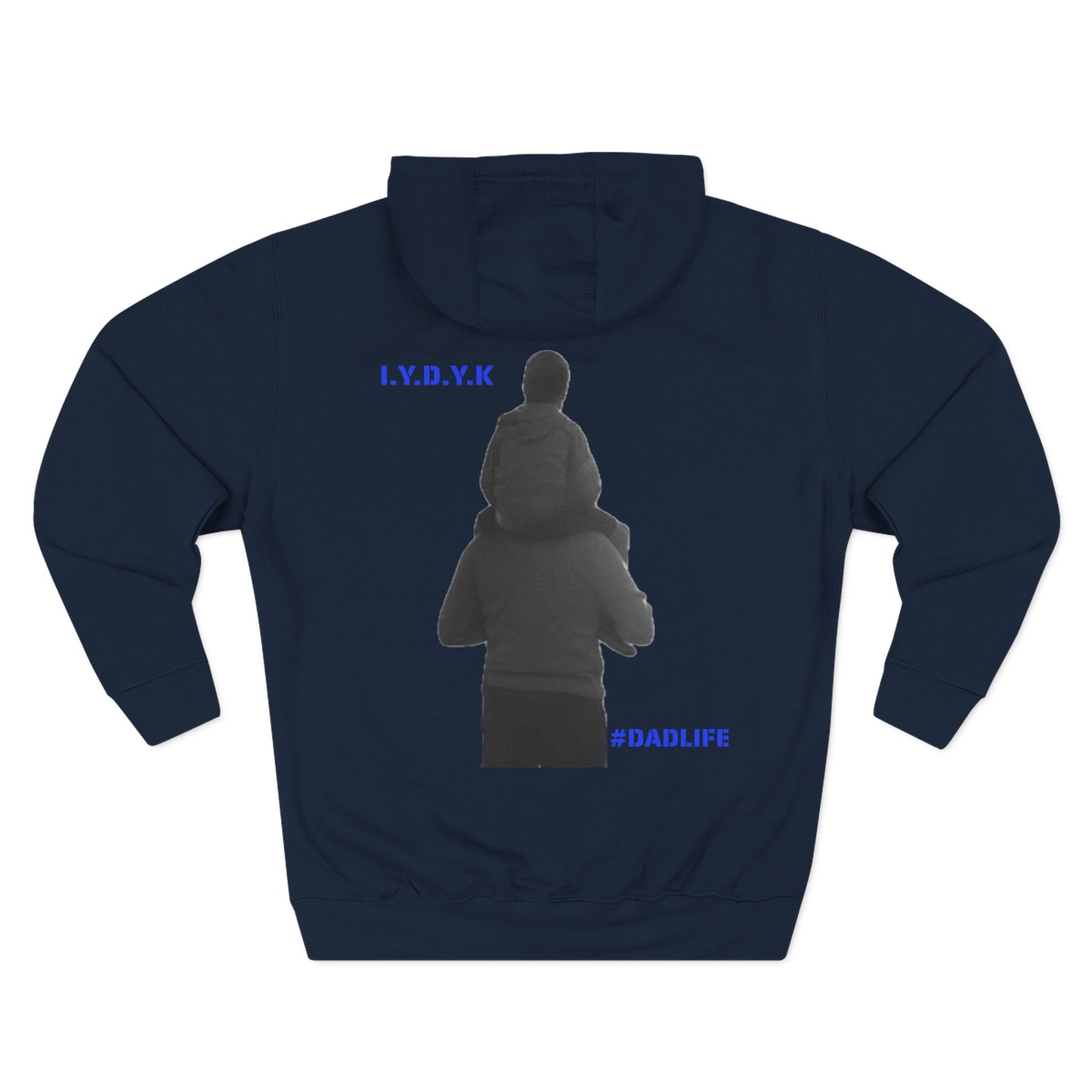 Three-Panel Fleece Hoodie