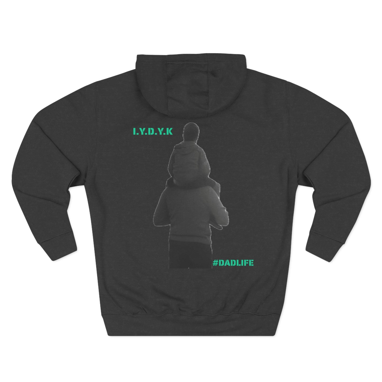 Three-Panel Fleece Hoodie