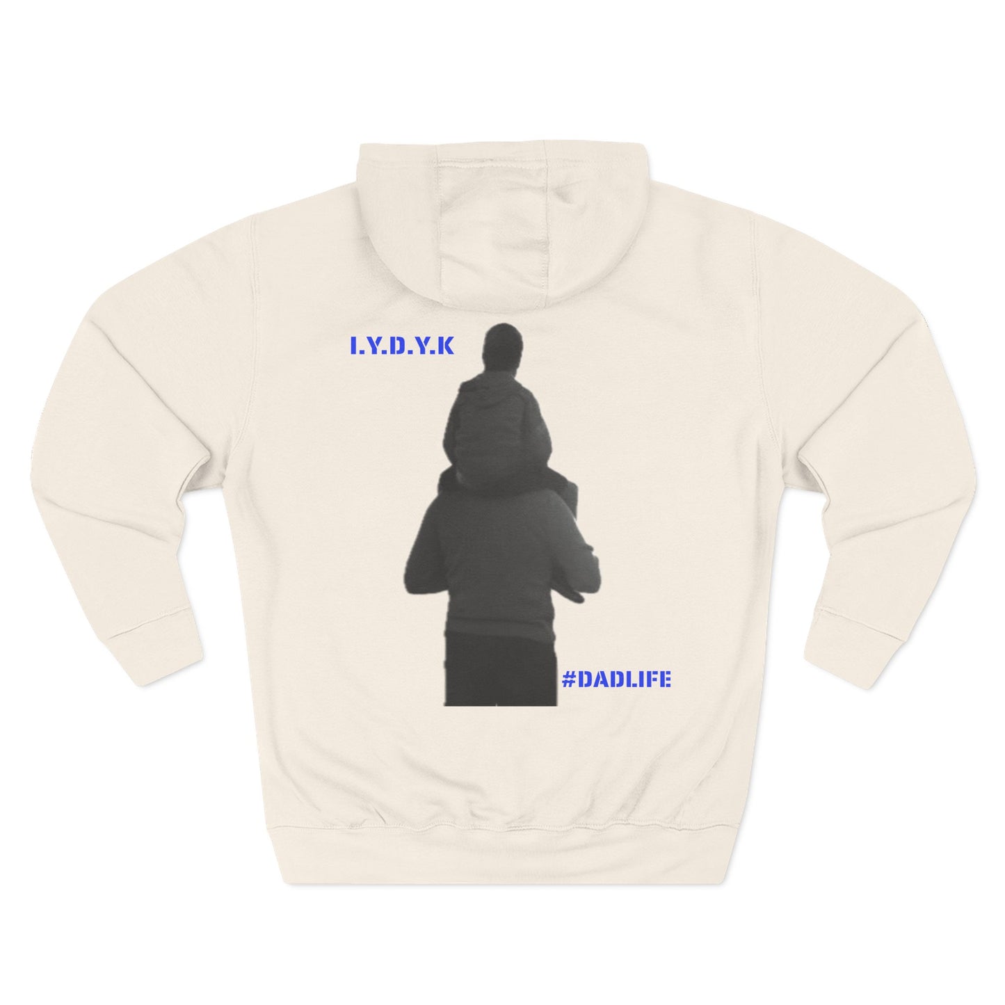 Three-Panel Fleece Hoodie