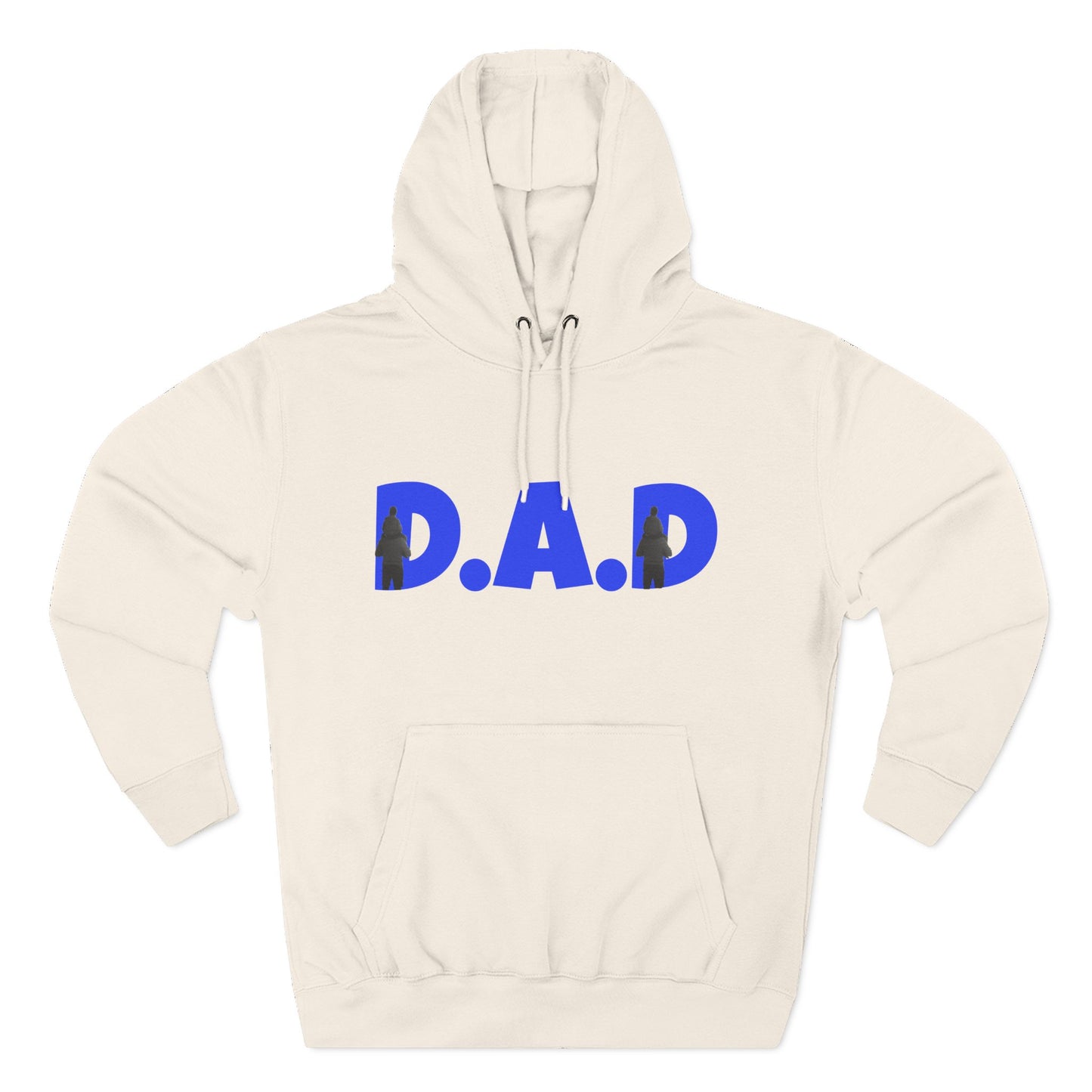 Three-Panel Fleece Hoodie