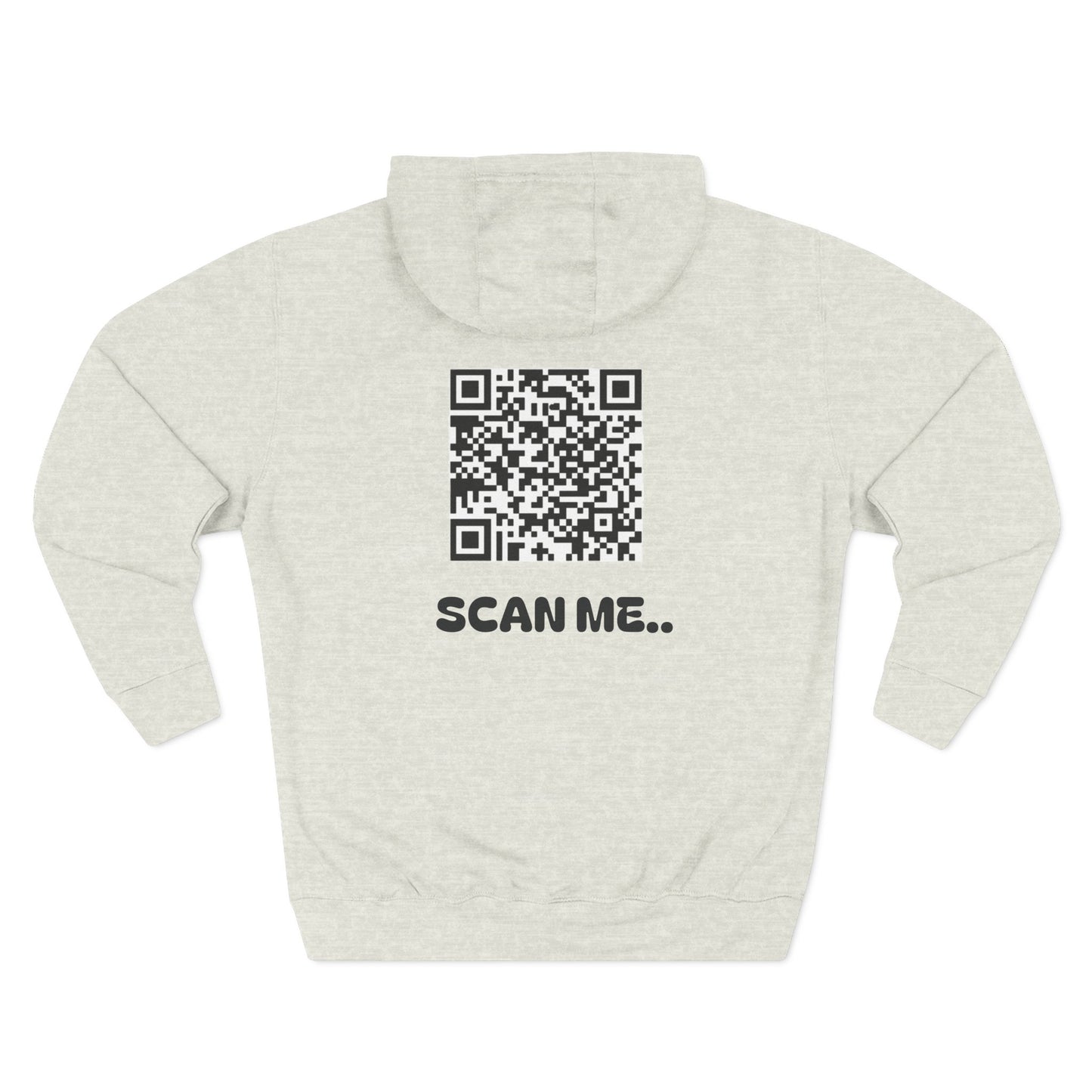 Three-Panel Fleece Hoodie