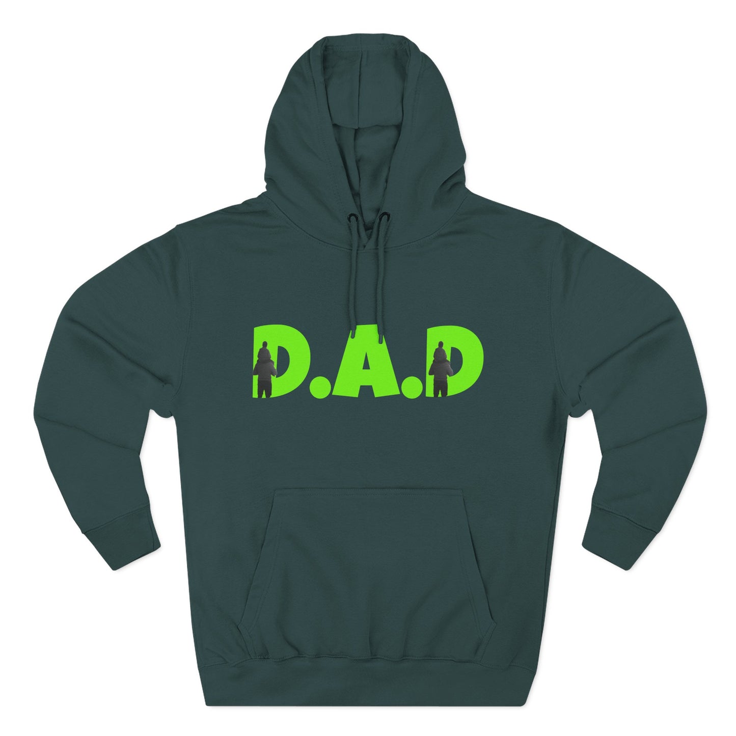 Three-Panel Fleece Hoodie
