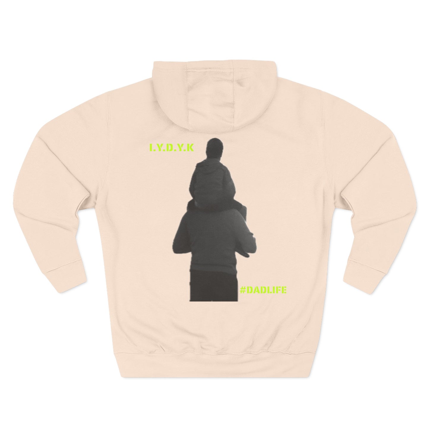 Three-Panel Fleece Hoodie