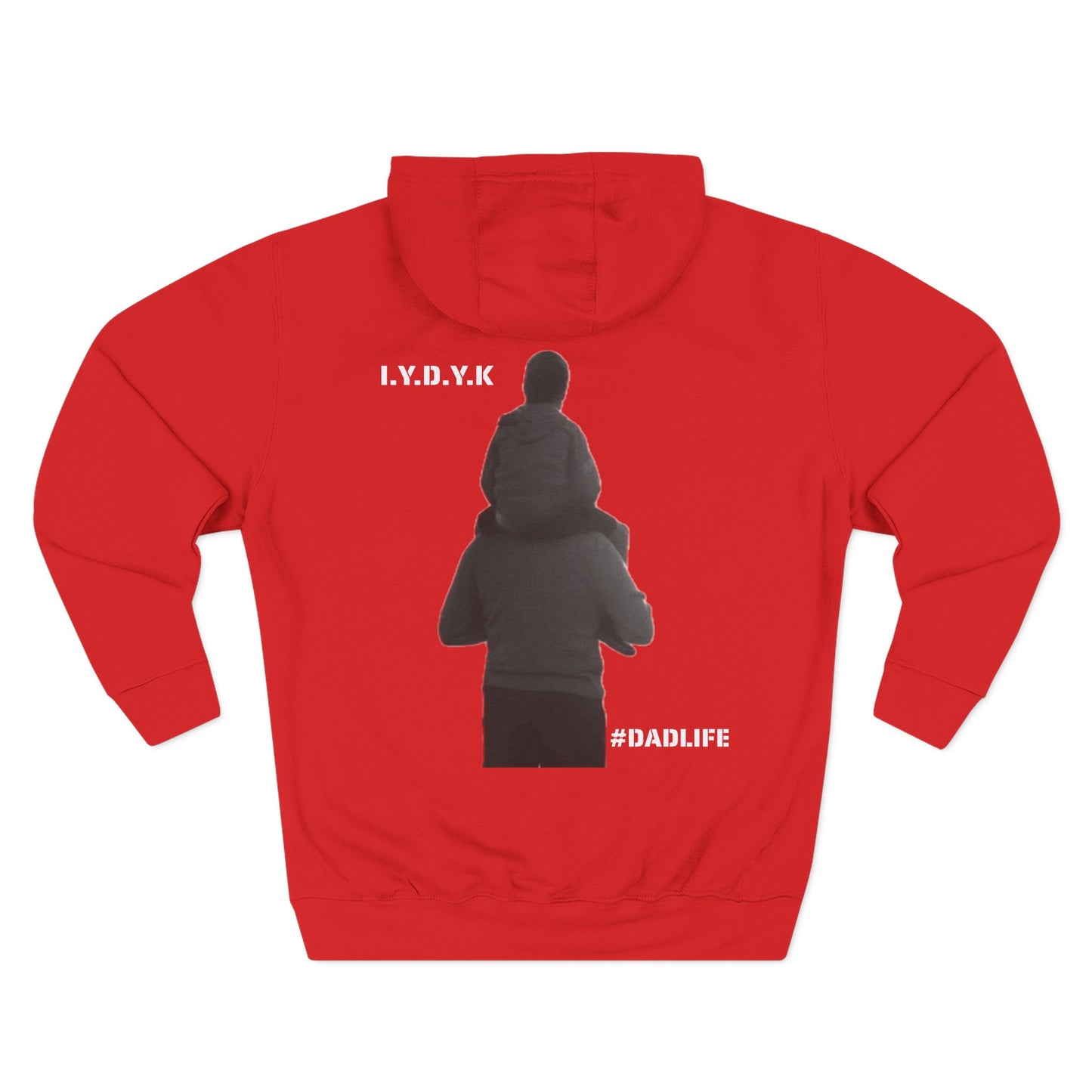 Three-Panel Fleece Hoodie