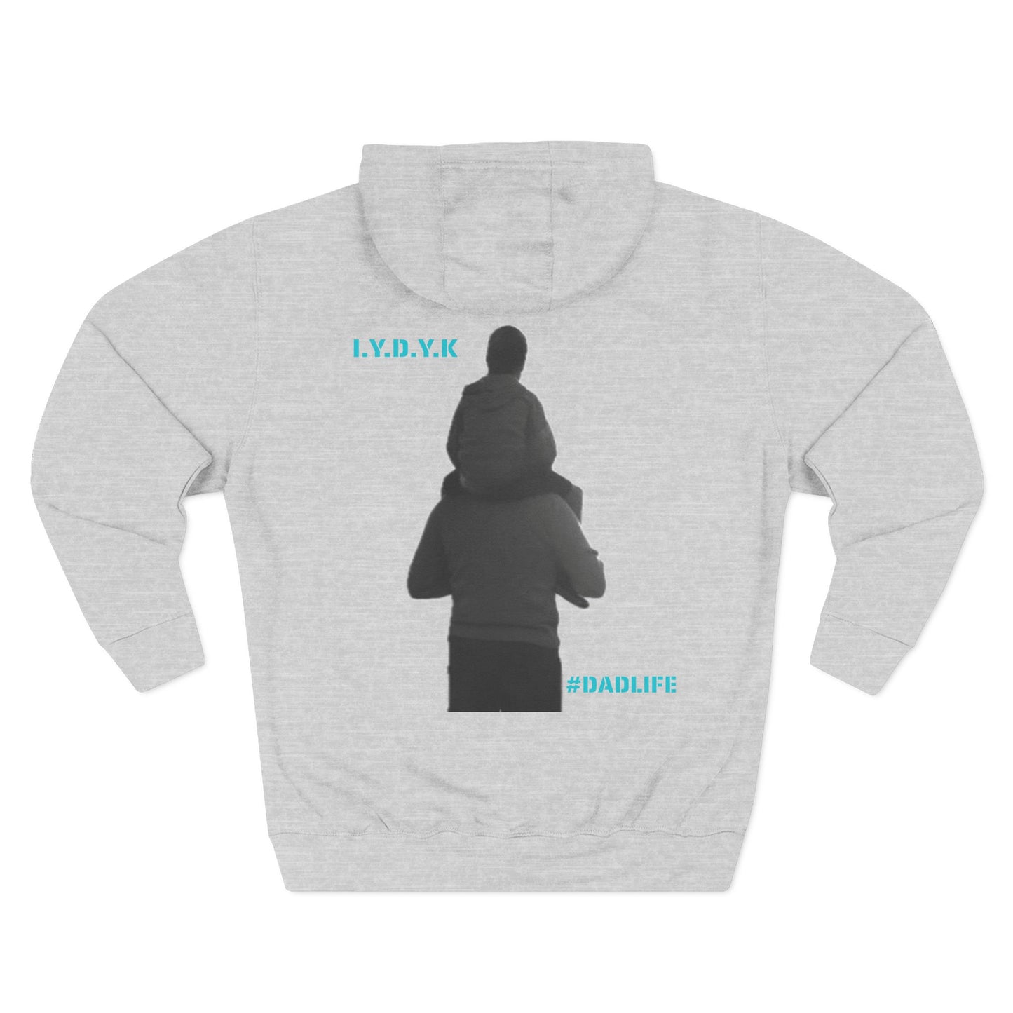 Three-Panel Fleece Hoodie