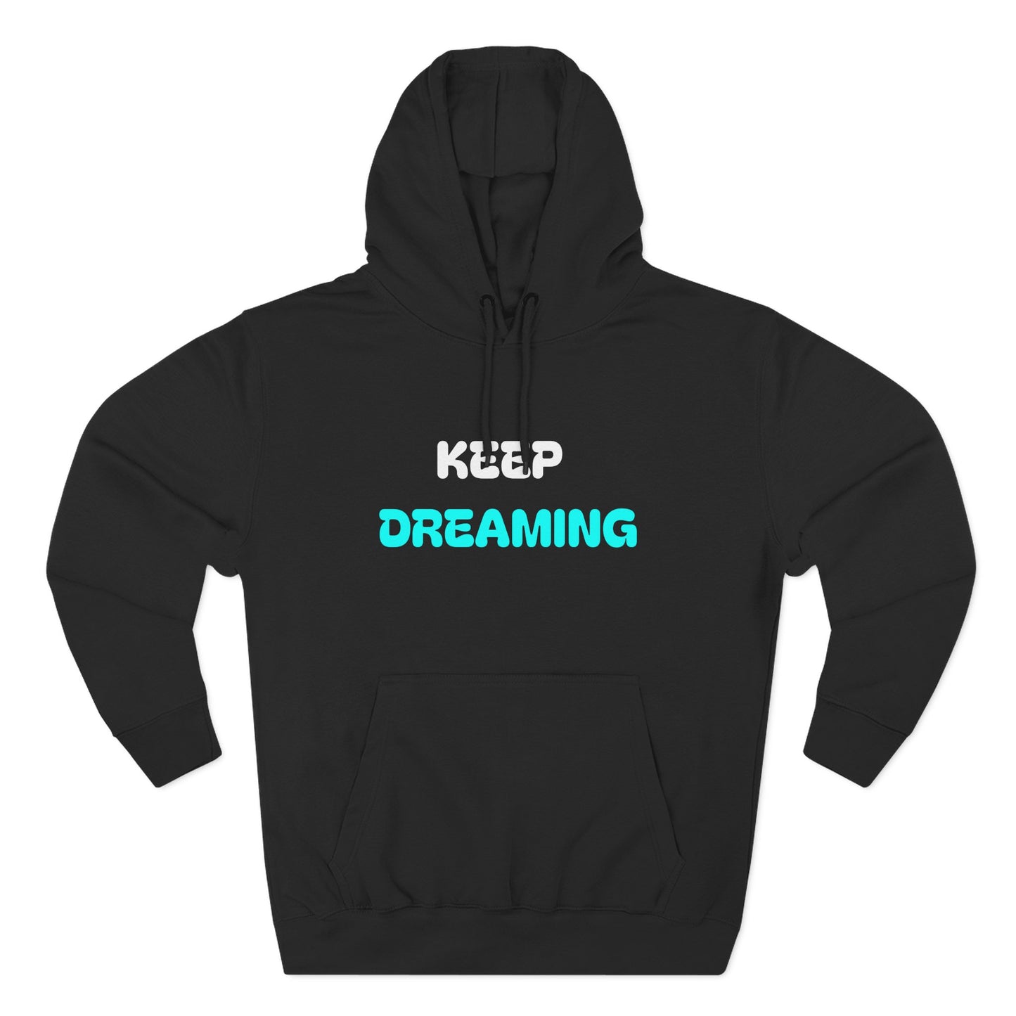 Three-Panel Fleece Hoodie