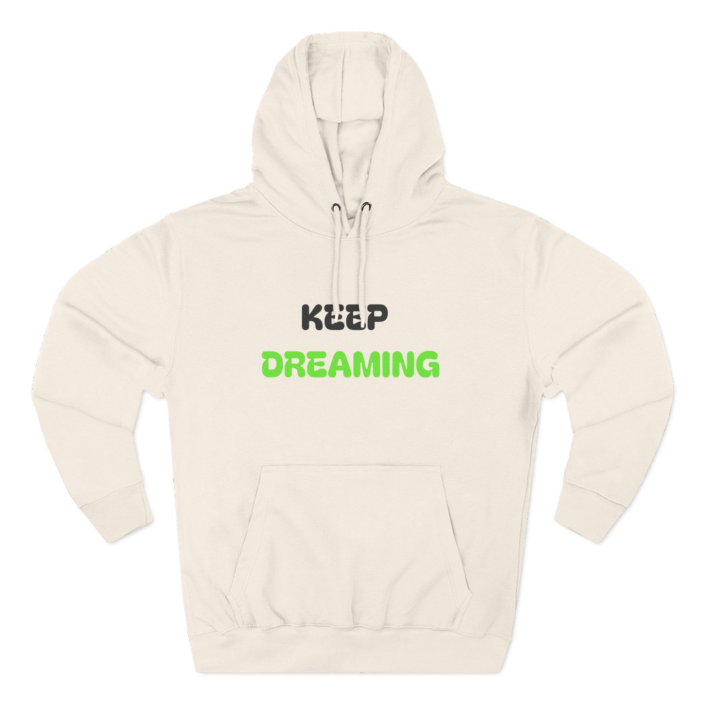 Three-Panel Fleece Hoodie