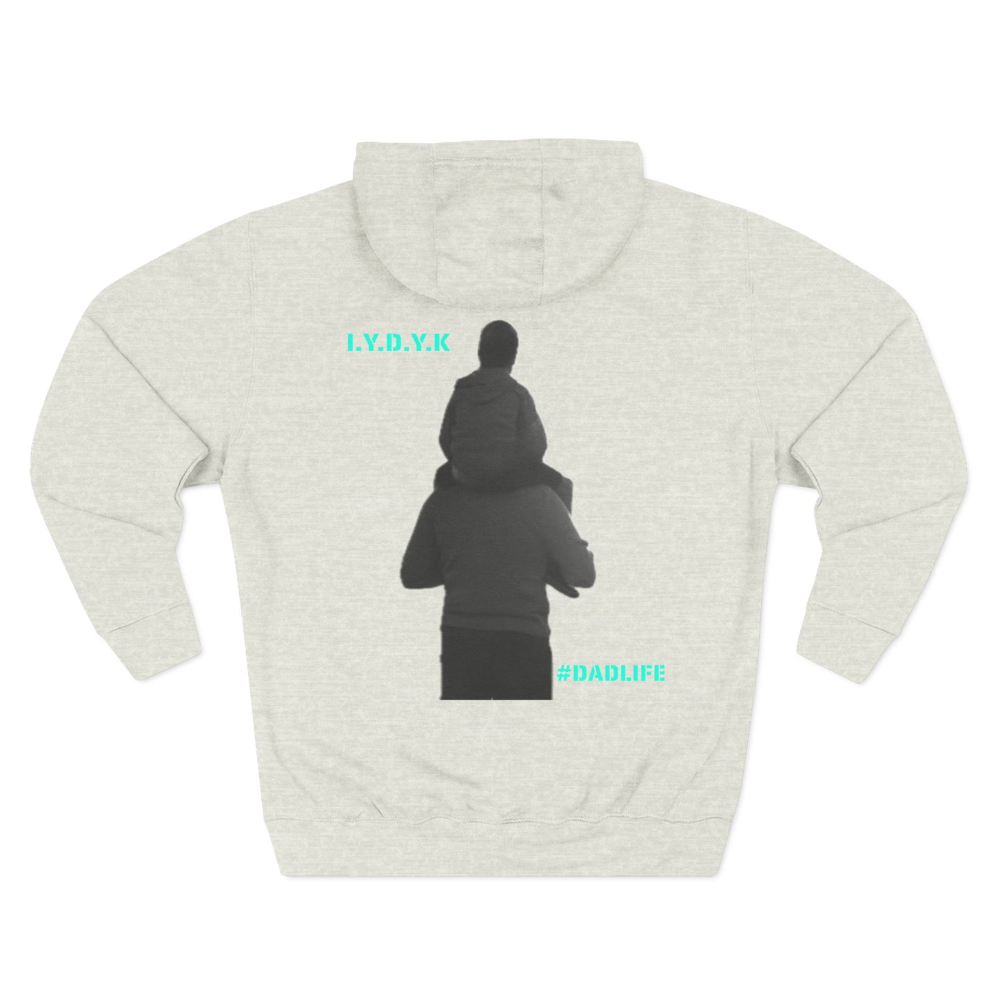 Three-Panel Fleece Hoodie