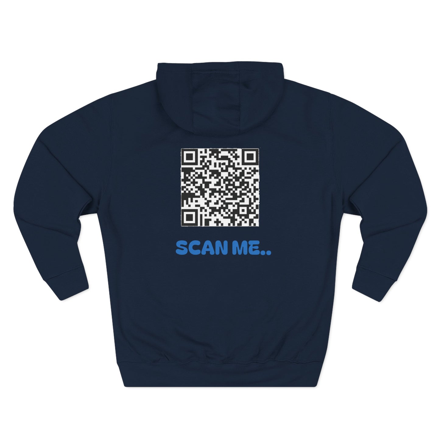 Three-Panel Fleece Hoodie