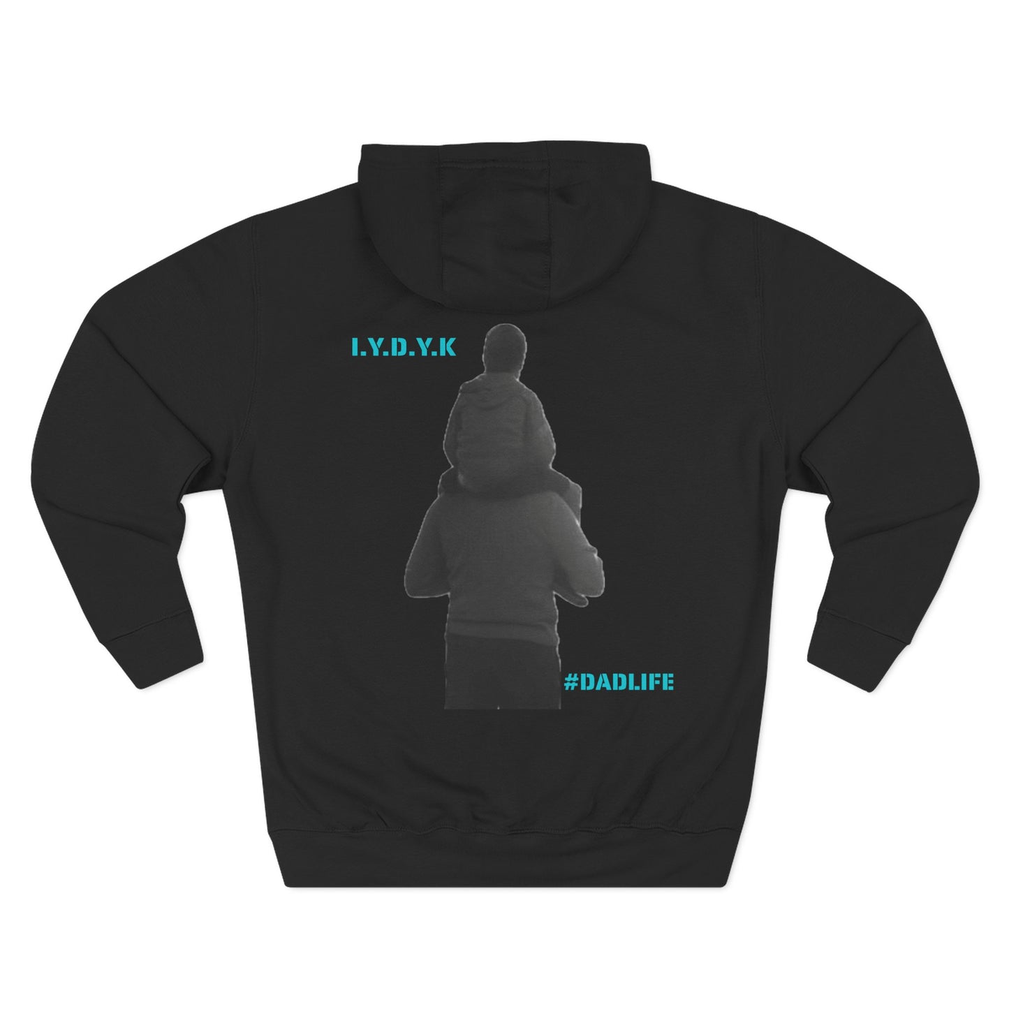 Three-Panel Fleece Hoodie