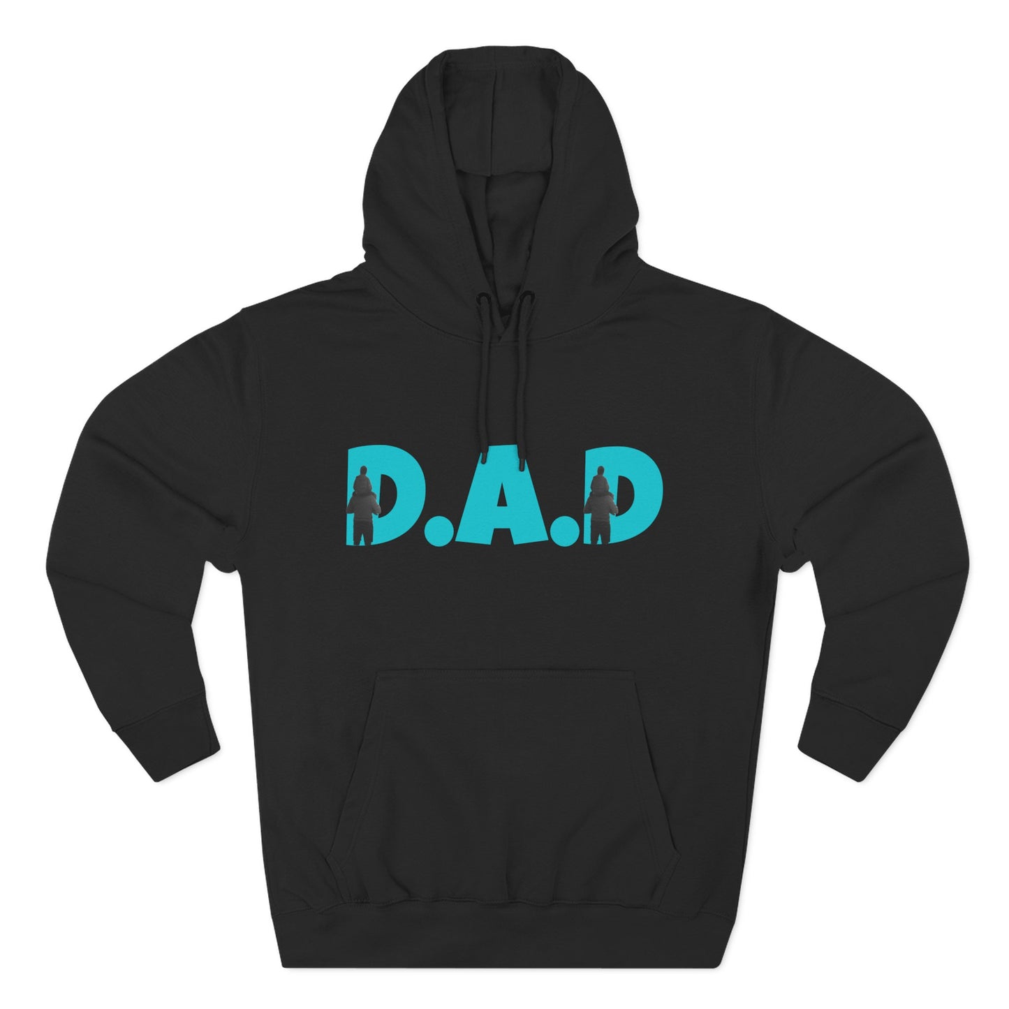 Three-Panel Fleece Hoodie
