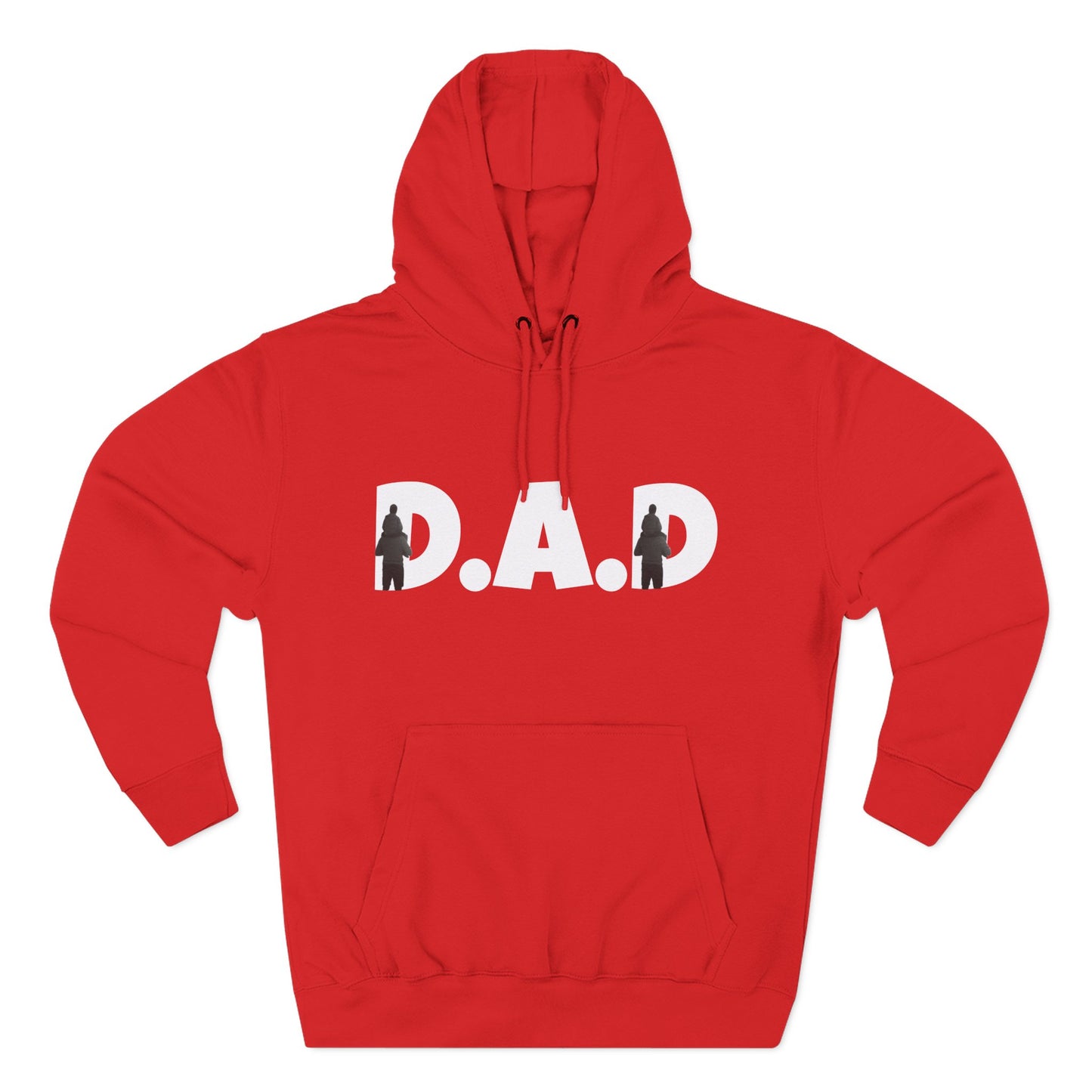 Three-Panel Fleece Hoodie